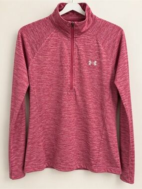Pink Under Armour half zip